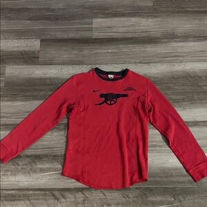 Nike Red Long Sleeve Tee